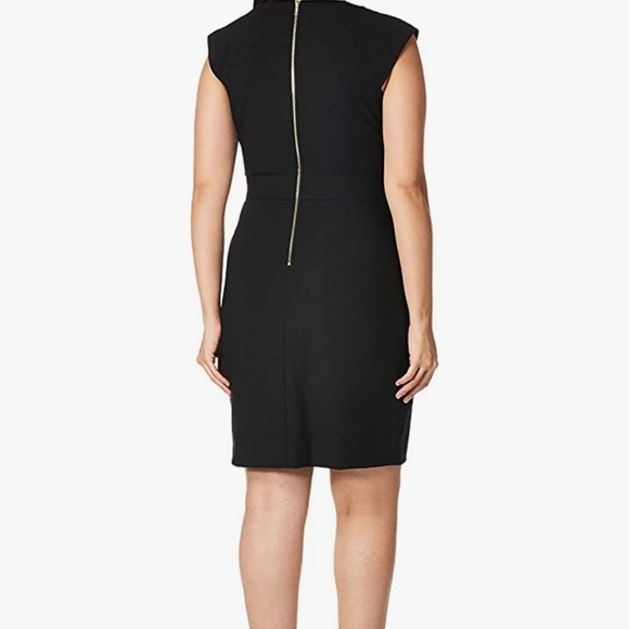 Calvin Klein Women's Shift Dress with Gold-ToneHardware, size SP. #13 - Picture 3 of 14